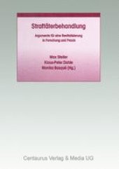 book Straftäterbehandlung: Argumente für eine Revitalisierung in Forschung und Praxis