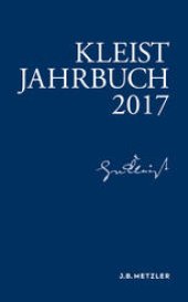 book KLEIST-JAHRBUCH 2017