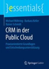 book CRM in der Public Cloud: Praxisorientierte Grundlagen und Entscheidungsunterstützung