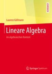 book  Lineare Algebra: im algebraischen Kontext