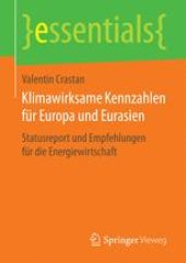 book  Klimawirksame Kennzahlen für Europa und Eurasien: Statusreport und Empfehlungen für die Energiewirtschaft