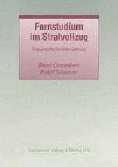 book Fernstudium im Strafvollzug: Eine empirische Untersuchung