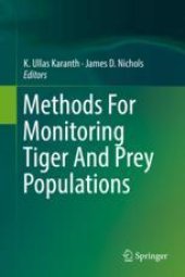 book Methods For Monitoring Tiger And Prey Populations