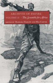 book Archives of Empire, Volume 2: The Scramble for Africa