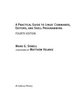 book A practical Guide to Linux Commands, Editors and Shell Programming