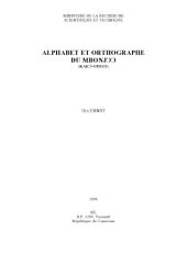 book Alphabet et orthographe du Mbonjɔɔ (Kakɔ-ouest)