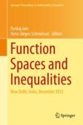 book  Function Spaces and Inequalities: New Delhi, India, December 2015