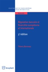 book Régulation bancaire et financière européenne et internationale