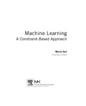 book Machine Learning. A Constraint-based Approach