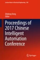 book  Proceedings of 2017 Chinese Intelligent Automation Conference