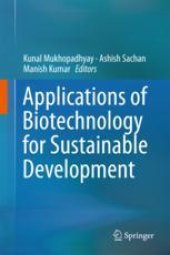 book Applications of Biotechnology for Sustainable Development