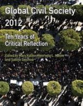 book Global Civil Society 2012: Ten Years of Critical Reflection