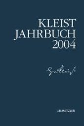 book Kleist-Jahrbuch 2004