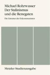 book Der Stalinismus und die Renegaten: Die Literatur der Exkommunisten