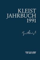 book Kleist-Jahrbuch 1991