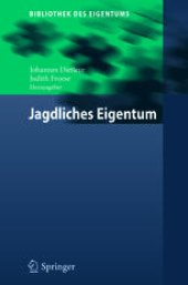 book Jagdliches Eigentum