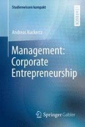 book  Management: Corporate Entrepreneurship