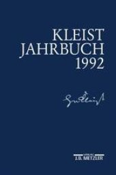 book Kleist-Jahrbuch 1992