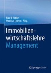 book Immobilienwirtschaftslehre - Management