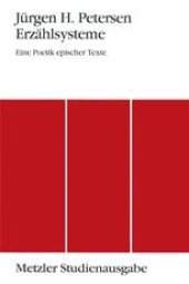 book Erzählsysteme: Eine Poetik epischer Texte