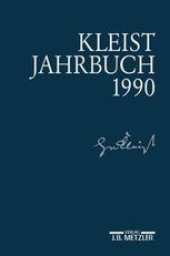 book Kleist-Jahrbuch 1990