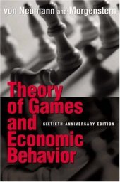 book Theory of Games and Economic Behavior