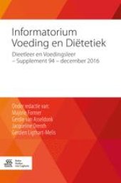 book Informatorium voor Voeding en Diëtetiek: Dieetleer en Voedingsleer - Supplement 94 - december 2016