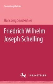 book Friedrich Wilhelm Joseph Schelling