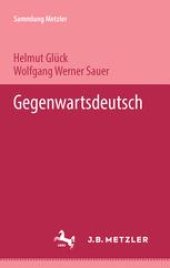 book Gegenwartsdeutsch