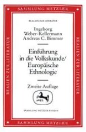 book Einführung in die Volkskunde/Europäische Ethnologie: Eine Wissenschaftsgeschichte