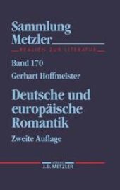 book Deutsche und europäische Romantik