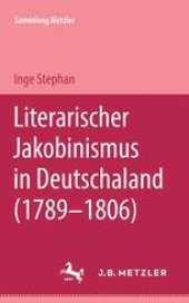 book Literarischer Jakobinismus in Deutschland (1789–1806)