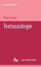 book Textsoziologie: Eine kritische Einführung