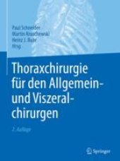 book Thoraxchirurgie für den Allgemein- und Viszeralchirurgen