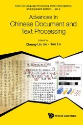 book Advances in Chinese Document and Text Processing