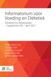 book Informatorium voor Voeding en Diëtetiek: Dieetleer en Voedingsleer - Supplement 95 - april 2017