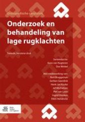 book Onderzoek en behandeling van lage rugklachten