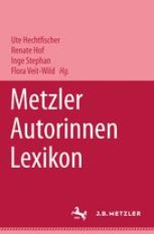 book Metzler Autorinnen Lexikon