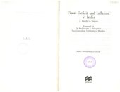 book Fiscal deficit and inflation in India: A study in nexus