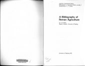 book A bibliography of Roman agriculture