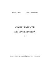 book Complemente de Matematica