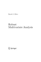 book Robust Multivariate Analysis