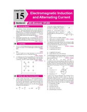 book Electromagnetic Induction Alternating Current IIT JEE Chapter wise Solution 1978 to 2017 AIEEE IIT JEE main included