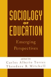 book Sociology of Education: Emerging Perspectives