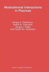 book Modulational interactions in plasmas