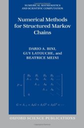 book Numerical Methods for Structured Markov Chains