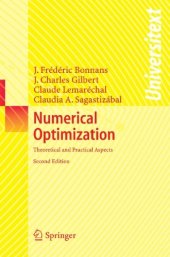 book Numerical Optimization: Theoretical and Practical Aspects 