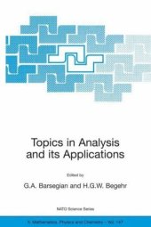 book Topics in Analysis and Its Applications: Proceedings of the NATO Advanced Research Workshop, Yerevan, Armenia, 22-25 September