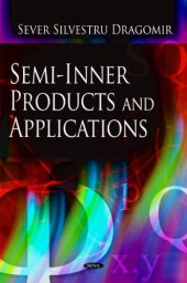 book Semi-Inner Products and Applications