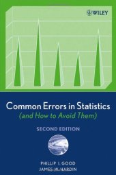 book Common Errors In Statistics And How To Avoid Them Good